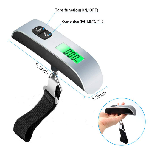 Portable Digital Luggage Weight Scale (50kg)